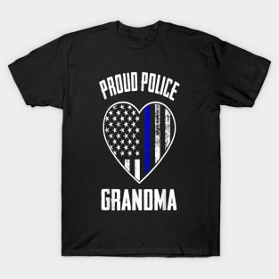 Proud police grandma T-Shirt